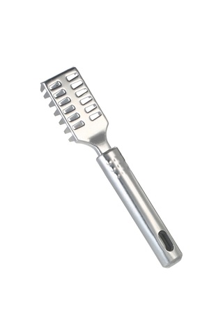 Neevoyu Paslanmaz Çelik Balık Yüzgeç Kaldırıcı - Ergonomik Kumaş, Hızlı Ve Güvenli Kullanim, Mutfak Aracı Gümüş Gümüş