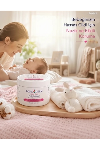 Bebek Pişik Kremi Çinko Oksit ve Lanolin İçerikli Bariyer Krem Yoğun Cilt Bakım Kremi Lisinya