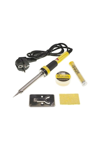 İşgör 60W Havya Seti 5 Parça Lehim Tel Sehpa Kalem Havya Makinesi