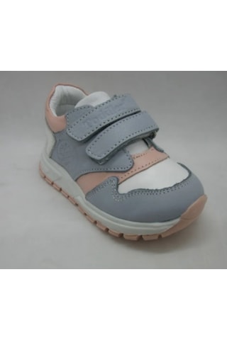Toddler 251 Mavi - Pembe Deri Ortopedik Destekli Çocuk Ayakkabısı 21-25 Mavi - Pembe