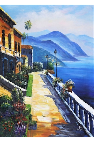 Yağlı Boya Tablo %100 El Yapımı Home In Joy 65Cmx84Cm (535799585)