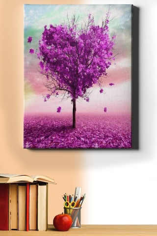 Webstyle Sayılarla Boyama Seti Kasnaklı Aşk Ve Hüzün Ağacı 50 X 65 Cm
