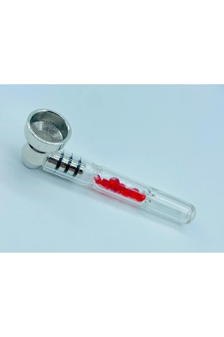 Isıyadayanıklı Metal&cam Pipo 9cm-2parça//pc44
