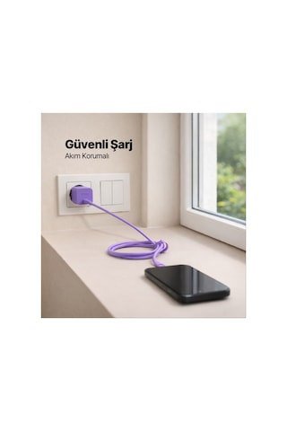 Ttec Smartcharger Gan 45w Avs Pd Seyahat Hızlı Şarj Aleti + Usb-c - Usb-c 3a 120 Cm Kablo Neon 96702750