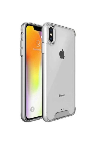 Apple Uyumlu iPhone XS Max 6.5 Kilif Seffaf Sararmaz Gard Silikon 391287773