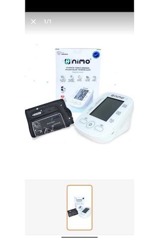Kol Tansiyon Aleti Nimo Ld-527 Koldan Ölçer Konuşan Pilli Dijital