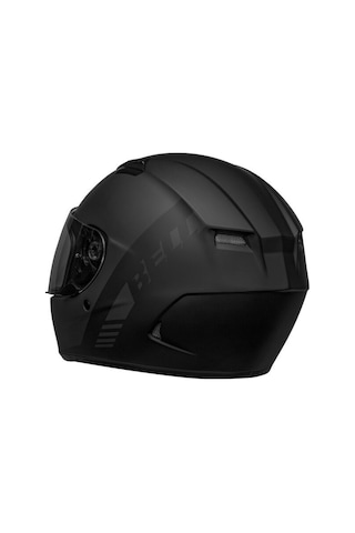 Bell Ps Qualıfıer Turnpıke Mat Siyah-Gri Motosiklet Kask