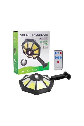 Ayt Powermaster Kumandalı Sensörlü Beyaz Solar Güneş Enerjili Aydınlatma Bahçe Lambası Led Zb-168b