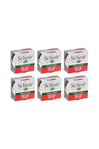 Schesir Tavuklu ve Sığır Etli Yetişkin Köpek Konservesi 6 x 150 G