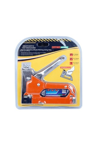 Tongxida Endüstriyel Çok Amaçlı U-şekilli Çivi Makinesi - Ahşap, Çerçeve, Dekorasyon İçin El Tipi Vidalama Aleti Siyah, 3 Fark