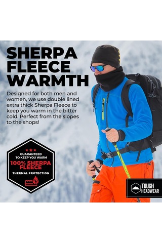 Wezone Erkekler İçin Kışlık Fleece Kalın Boyun Maskesi - Outdoor Bisiklet Sürüşü İçin Rüzgar, Toz Ve Soğuk Koruyucu Antifriz Eşya Çok Renkli