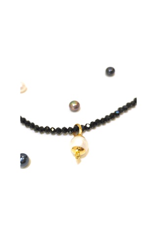 Altın Ürünler 10 MM Antik İnci Taşlı Kolye Ucu