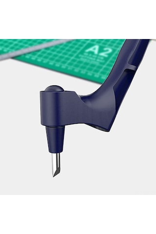 Gajeena Stahl Girişim Bıçağı Seti: 360 Döner Uç, 15 /30 /45 Bıçak Ağızları Ve Gravür Tahtası - Grafik Tasarım, Kağıt Kesim İçin Yeşil