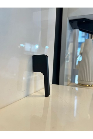 Desna Metal Kulp 16mm Mat Siyah Dolap Kapak Tv Ünite Modern Çekmece Mobilya Komodin Konsol Mat Siyah