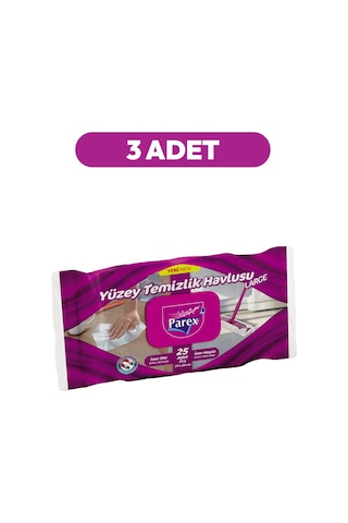 25 Li Yüzey Temizlik Havlusu Large Üçlü Paket Diğer