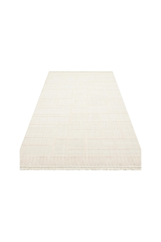 Eko Halı Joy 04 Beige Grey Hav Toz Vermeyen Etnik Desenli Halı Bej 3