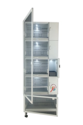 İstanbul Kafes Model 5Ys Pvc Kuş Dolabı