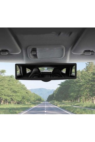 Wondernest Czc-255 Karbon Fiber Kapalı Dikiz Aynası Vantuzlu Modifiye Endoskop Yardımcı Ayna Beyaz