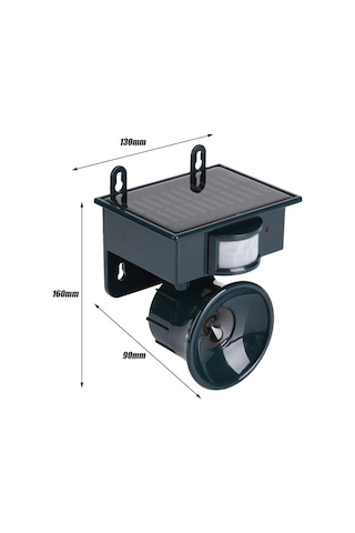 Dış Mekan Yağmur Geçirmez Tasarım Otomatik Kontrol Kuş Kovucu Güneş Enerjili Kuş Kovucu Kuş Korkutucu Kovucu