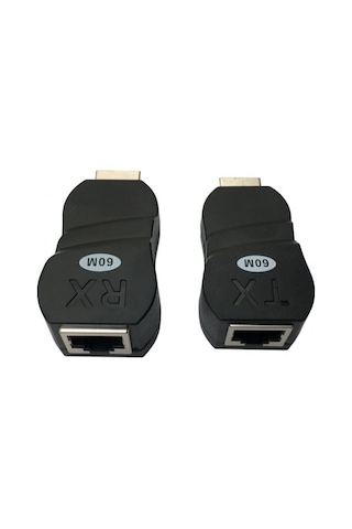 Hdmı Extender Rj45 To Hdmı Extender Cat5/cat6 60m Extender Çevirici V1.4