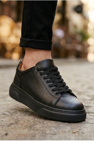 Beybun Blf-010 Erkek Sneaker Günlük Casual Spor Ayakkabı Siyah Taban Beyaz