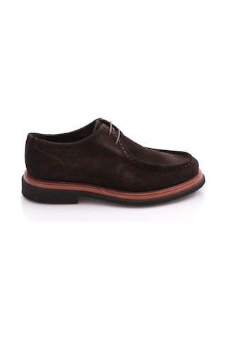 Dgn 5ym4248 Erkek Deri Klasik Ayakkabı Kahve Süet