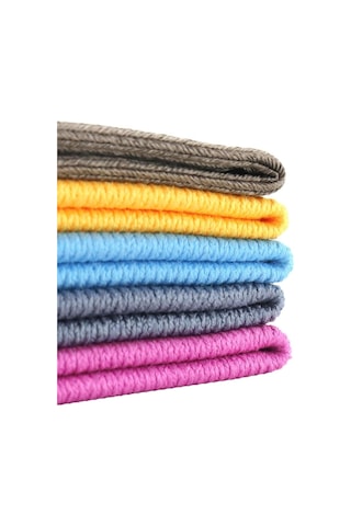 Silver Home Premium Mikrofiber Cam Bezi 5'li 40 x 40 CM