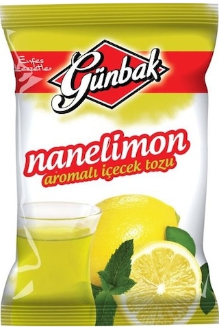 Günbak Nane Limon Aromalı İçecek Tozu 250 G Günbak Nane Limon Aromalı İçecek Tozu 250 G