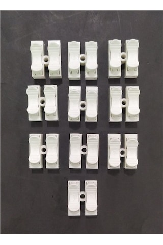 Vidasız Basmalı 2 Li Klemens 10 Adet