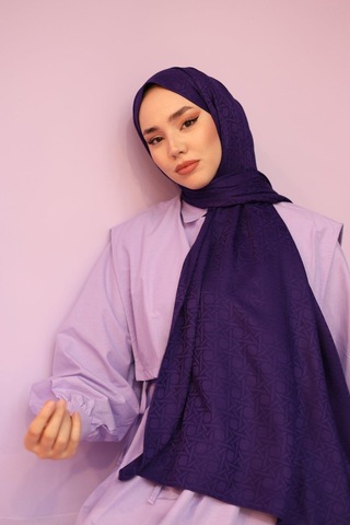 Silk Home Deluxe Şal - Mor - Mor