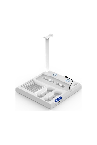 İpega Ps5 Slim Dijital/ps5 Slim Disk Multifonksiyonel Şarjlı,soğutucu Fanlı,vr Standlı Cd Raf Stand