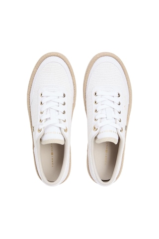 Tommy Hilfiger Kadın Foxing Platform Rope Ayakkabı Fw0fw091730lı Beyaz