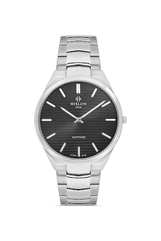 Hislon Classic Cl216s-04ss Çizilmez Safir Cam Erkek Kol Saati Çok Renkli