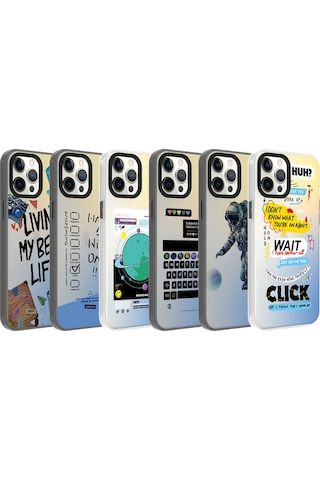 Apple Uyumlu iPhone 12 Pro Max Kılıf Desenli Zore Dragon Sert Kapak Kelimeler