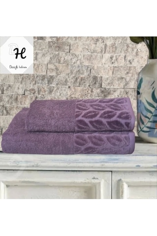 Nivemeshome 632 Lila 90x150 Hazal Banyo Havlusu Nurpak Lila