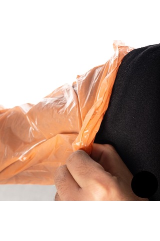 Rektal Eldiven 80 Cm Lastikli Tohumlama Eldiveni W-Orange 100Lü