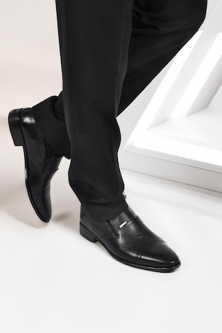 Pierre Cardin 70555 M Siyah Hakiki Deri Erkek Klasik Ayakkabı Siyah