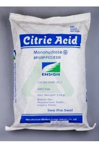 Sitrik Asit Monohidrat Limon Tuzu Toz 1 KG