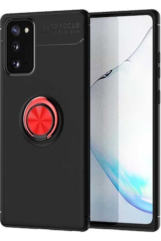 Samsung Uyumlu Galaxy Note 20 Kılıf Yüzüklü Magnetli Ravel Case