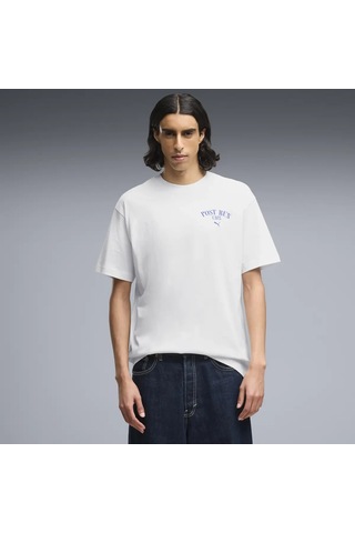 Puma Graphıc Puma Cafe Tee Beyaz Erkek T-shirt