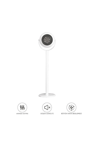 Ayaklı Isıtıcı Fan 800w Sessiz Çalışma Hızlı Isıtma Aşırı Isınma Koruma