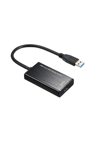 Jeehugo Usb 3.0'dan Hdmı'ye Dönüştürücü - 1080p Full Hd Kalitesi - Dizüstü Bilgisayar, Tv, Projeksiyon Ve Monitör Bağlantısı - Çoklu Sisteme Uyumlu