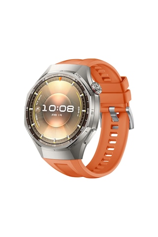 Huawei Watch Gt6 Pro 46mm İle Tam Uyumlu Kordon Metal Tokalı Yumuşak Silikon Kordon Kayış