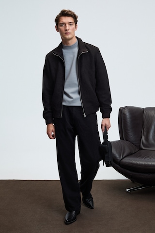 Grımelange QUILLA Erkek Yarım Balıkçı Basic Gri Sweatshirt