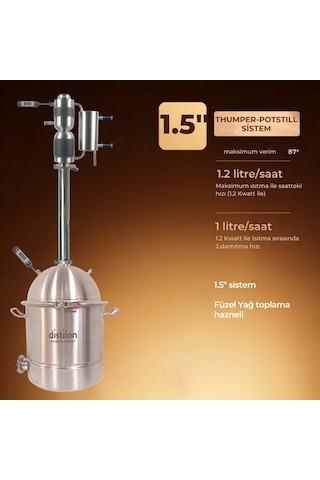 Distilon Ds08 Potstıll Damıtma Cihazı 26 Lt
