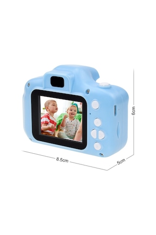 Springsun X200 Çocuk Dijital Kamerası - Yeşil, 1080p Video, Fotoğraf Çekimi, Sticker Özellikli, Taşınabilir 2.0 İnç Ekranlı Kartopu Kamera