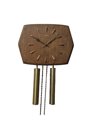 Junghans W748 Antika Mekanik Duvar Saati W013 Çok Renkli