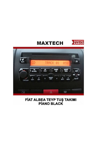 Fiat Albea Teyp Tuş Takımı Pianoblack Albea Tuş Takı.