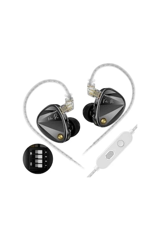 Kz Vader Pro 3dd Iem Bass Versiyon Kulak İçi Kulaklıklık Mikrofonlu Vader Pro