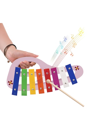 Midex Ksl-12 Kaliteli Ksilofon Çocuklar İçin Eğitici Müzik Aleti